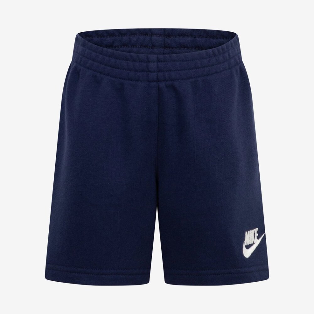 NEW Nike Boy's Kids Club Express Shorts Midnight Navy/White M (6)